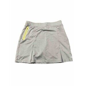 Bette & Court Skort Womens Large Golf Tennis Pickleball Gray Skirt Stretch